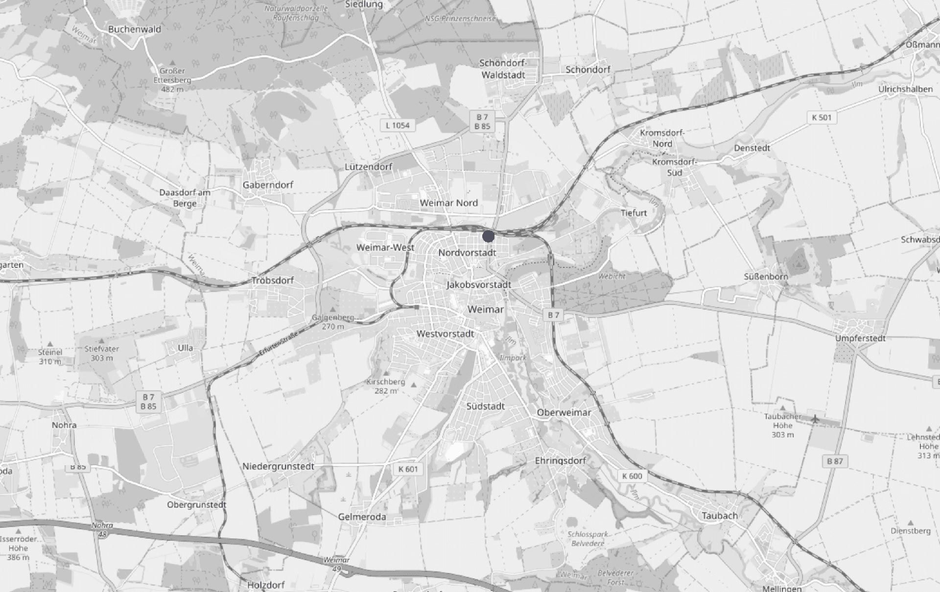 Karte BOS Weimar
